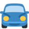 Oncoming Automobile emoji on Twitter